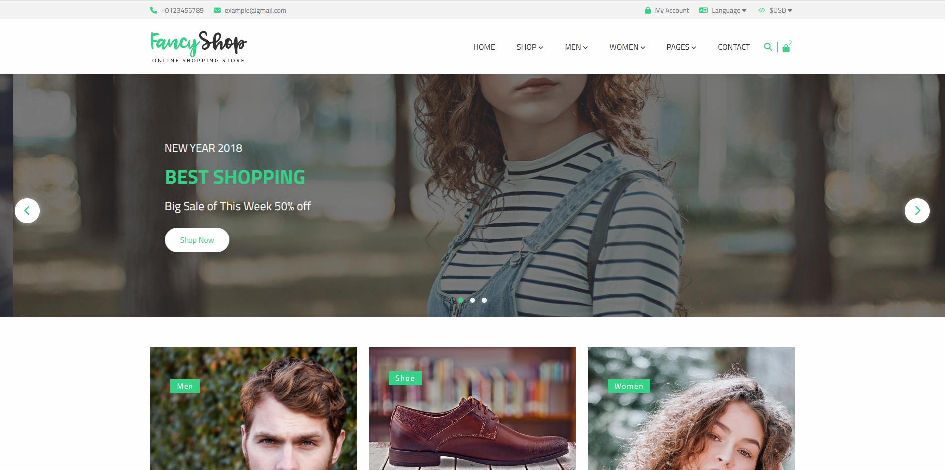 Fancy Shop – Modern Shop