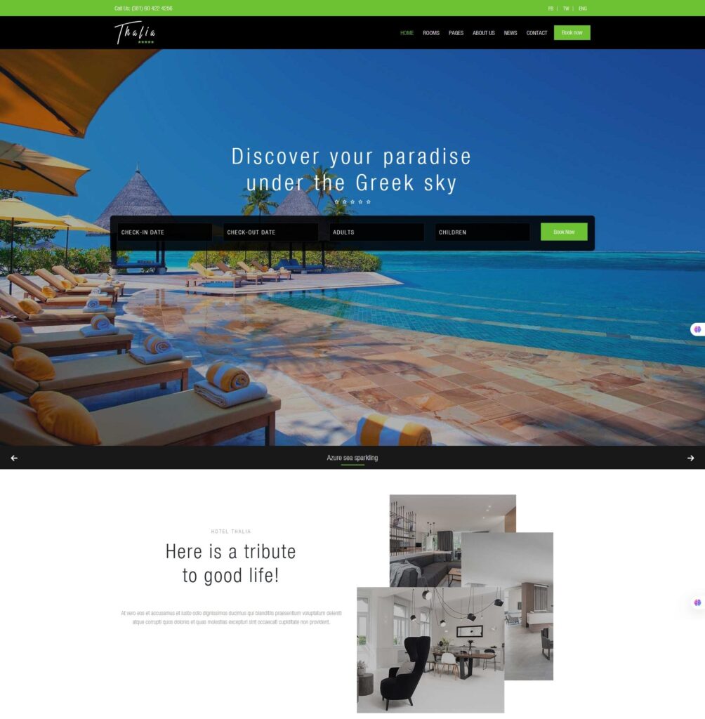 Thalia Hotel UI