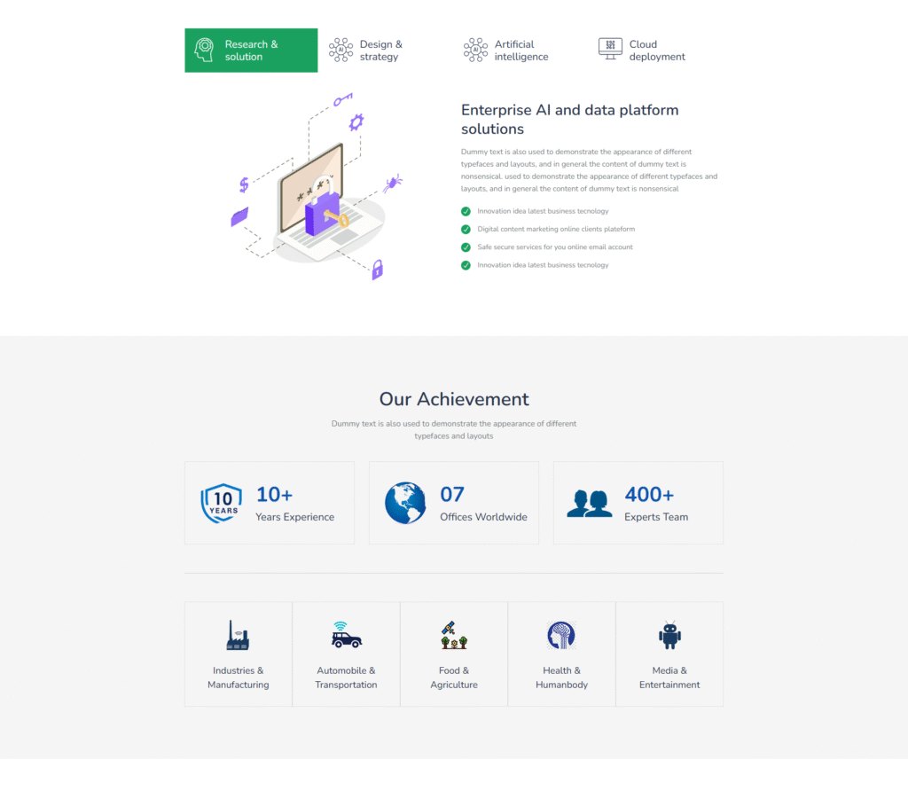 ArtificialDox – Creative Digital Agency WordPress Theme