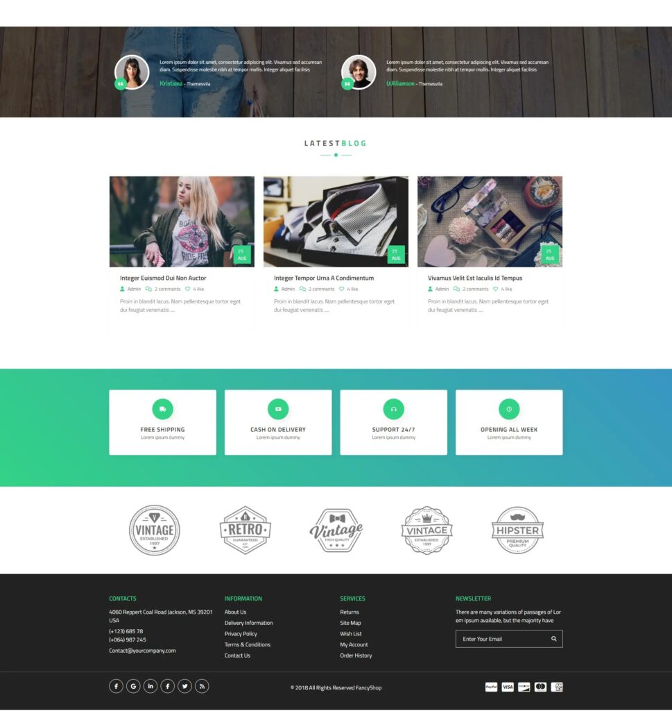 Fancy Shop – Modern Shop